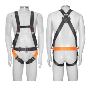 Cinto paraquedista 3 pontos ancoragem.